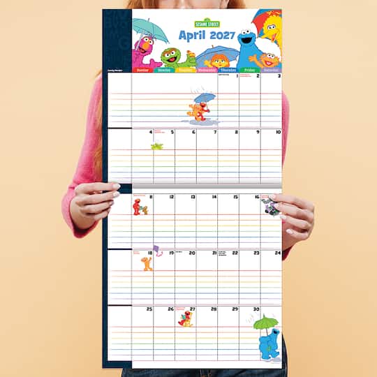 2027 Sesame Street Planning Wall Calendar